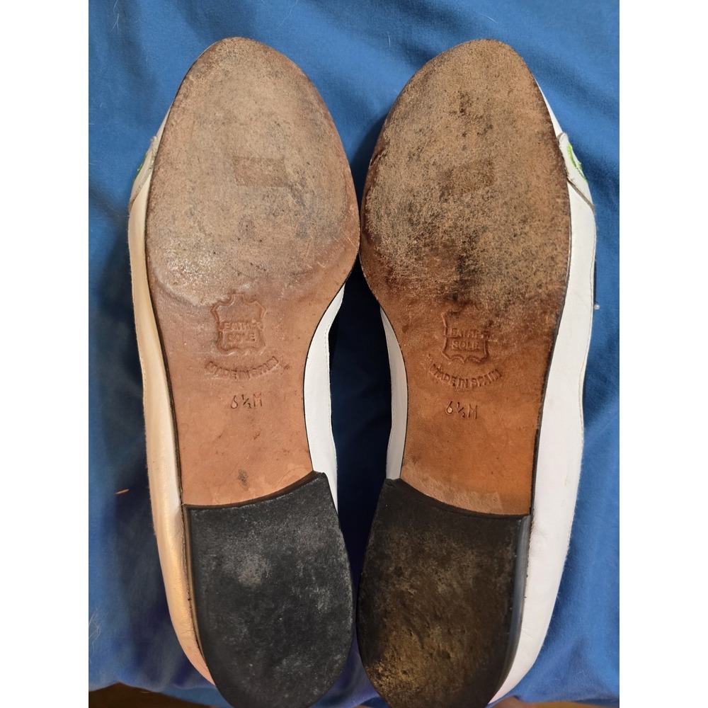 Michael Simon Decorative Snowman Themed Flat Loafers Womens 6.5M - Picture 2 of 7